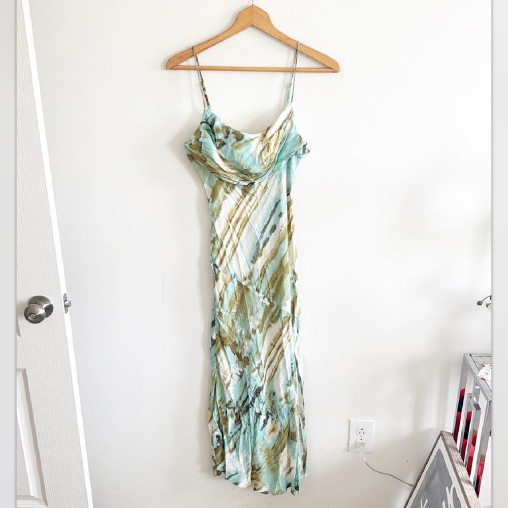 Holly Molly FULL TIME GLAM GIRL MIDI DRESS MINT size 6 - Picture 2 of 7